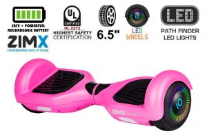 Pink Hoverboard Swegway Segway with LED Wheels UL2272 Certified